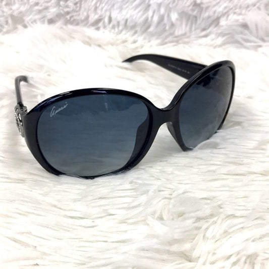 GUCCI INTERLOCKING HEART CRYSTAL SUNGLASSES MEDIUM