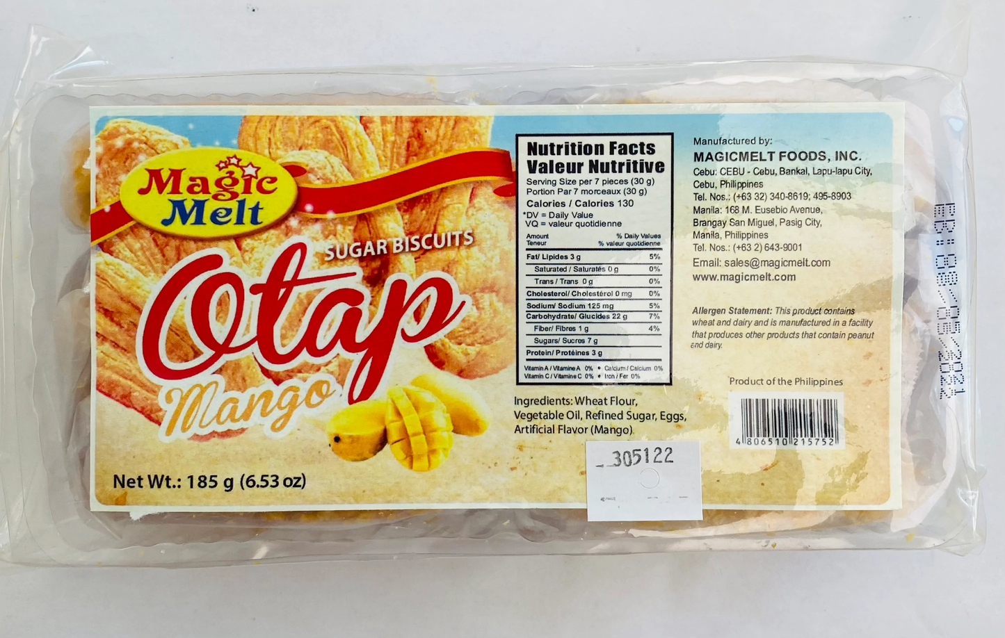 MAGIC MELT MANGO OTAP 185 GRAMS