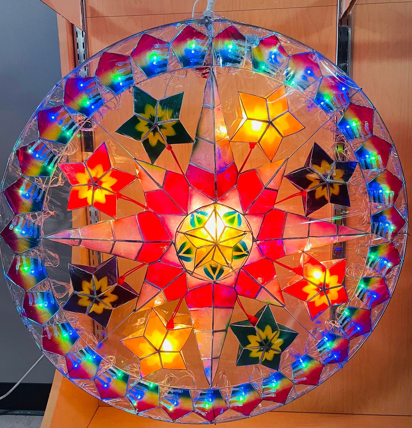 CAPIZ PAROL 31" WITH LIGHTS - Star – Chuchay Supermarket 2