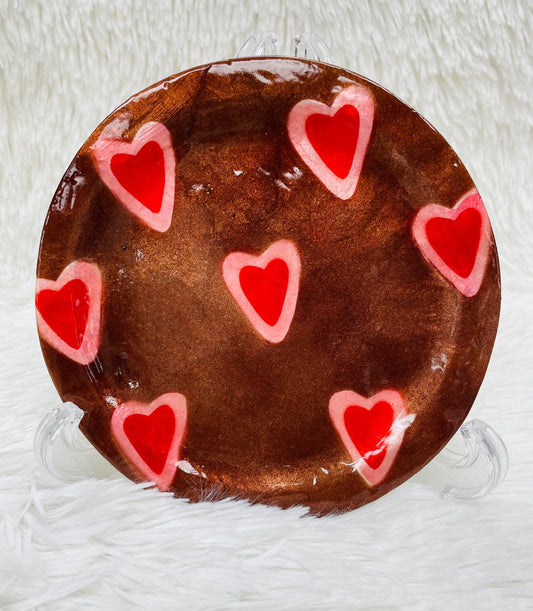 CAPIZ DECORATIVE PLATE HEART