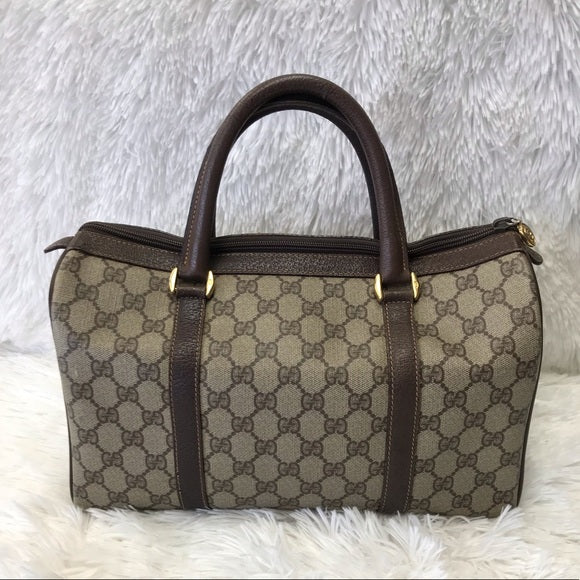 GUCCI MONO BOSTON VINTAGE SHERRY LINE BAG