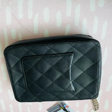 Load image into Gallery viewer, CHANEL LOGO LAMBSKIN ZIP AROUND CLUTCH POUCH
