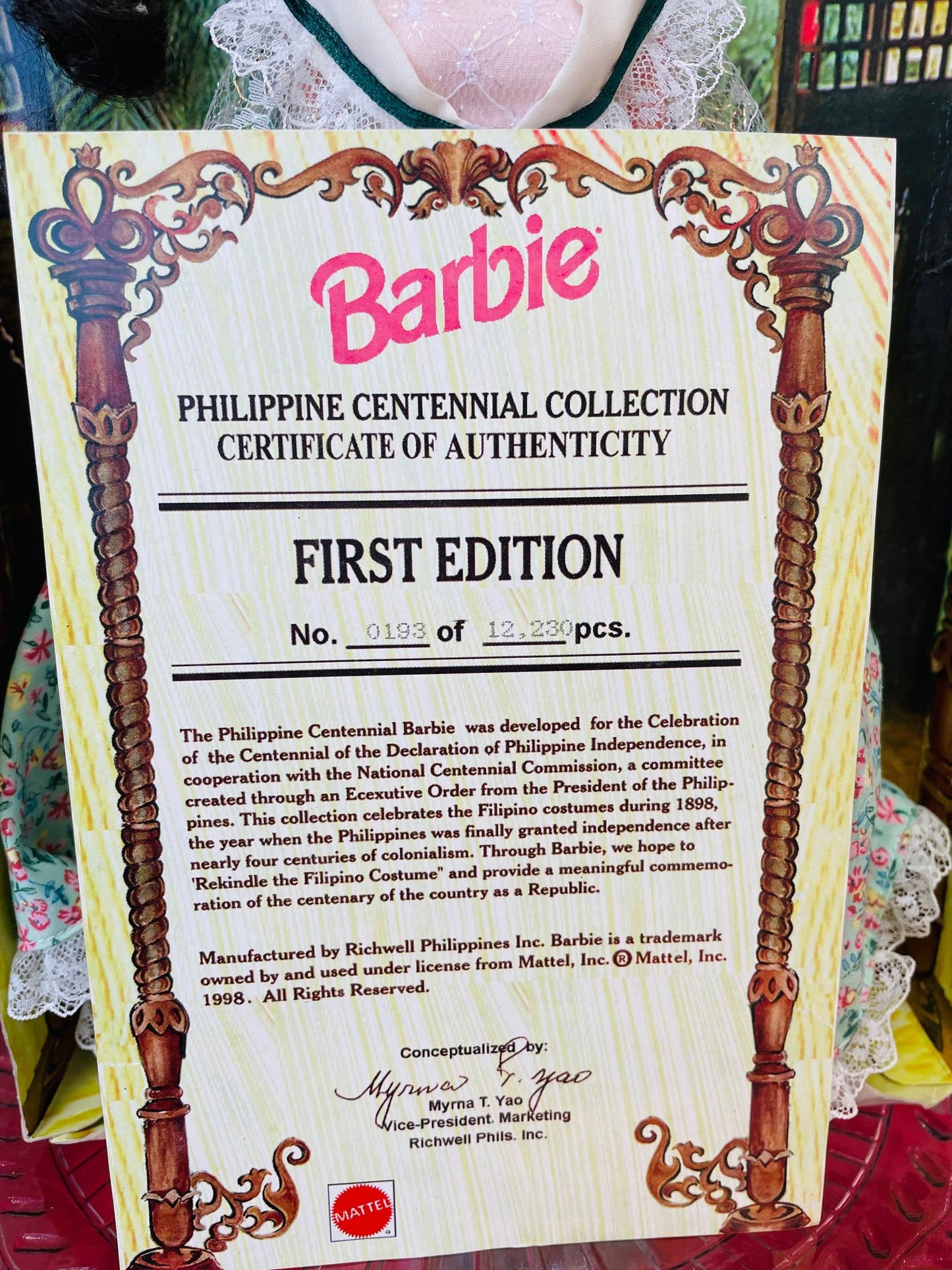 Philippine Centennial Collection first Edition # 193