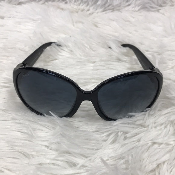 GUCCI INTERLOCKING HEART CRYSTAL SUNGLASSES MEDIUM