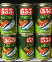 Load image into Gallery viewer, 555 SARDINES GREEN SMALL 155 GRAMS
