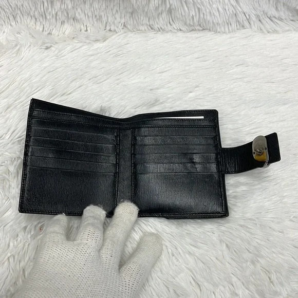 GUCCI LEATHER BIFOLD WALLET UNISEX