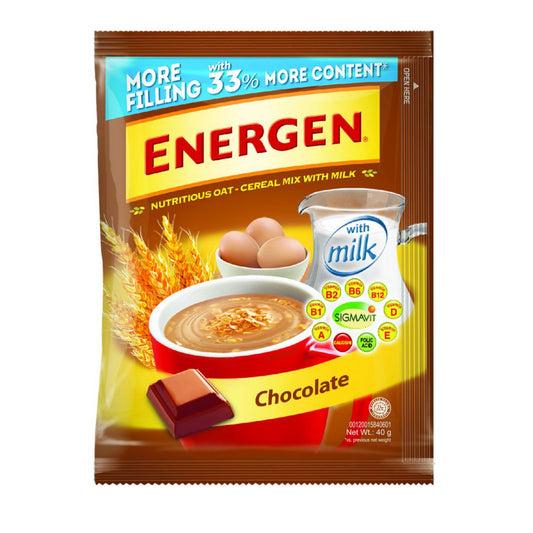 ENERGEN OAT CHOCO CEREALS  10 SACHETS