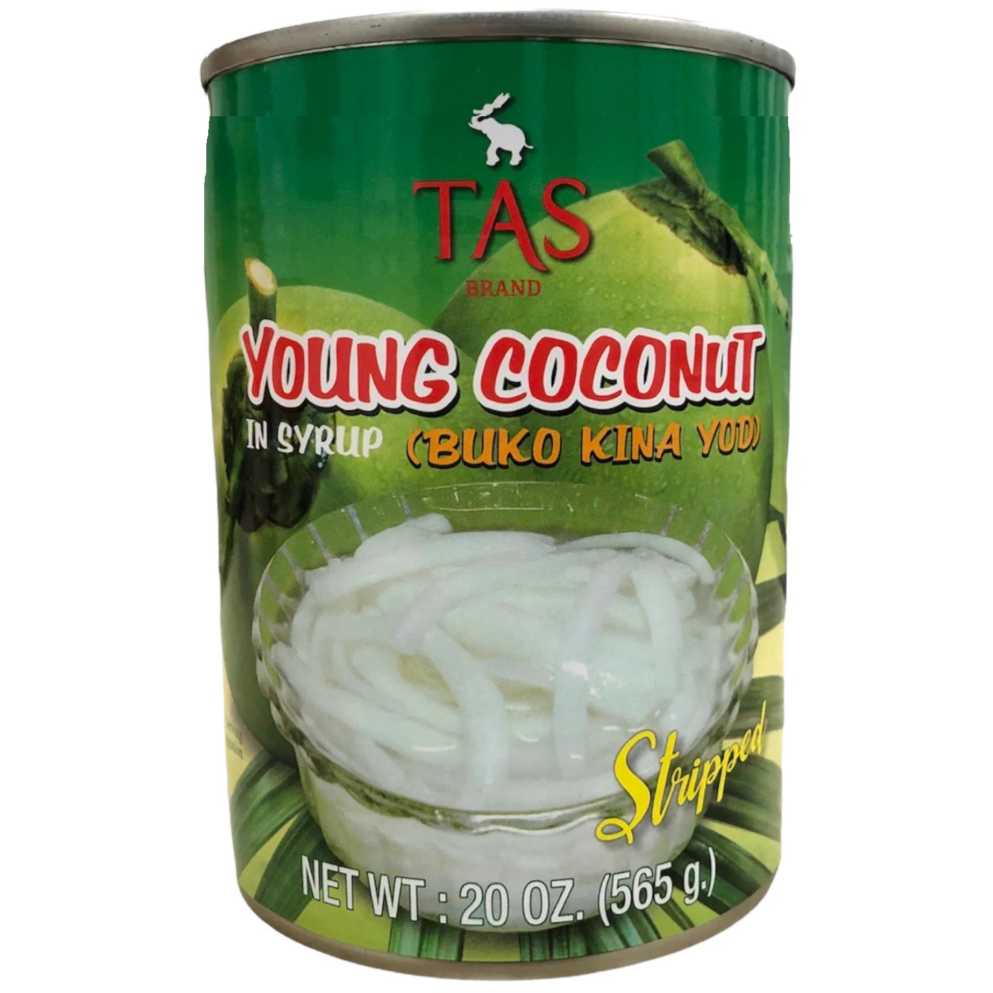TAS YOUNG COCONUT IN SYRUP STRIPPED 20 OZ