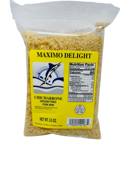 MAX GROUND CHICHARON 3.5 OZ