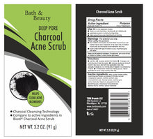 Load image into Gallery viewer, BATH &amp; BEAUTY  CHARCOAL  ACNE SCRUB
