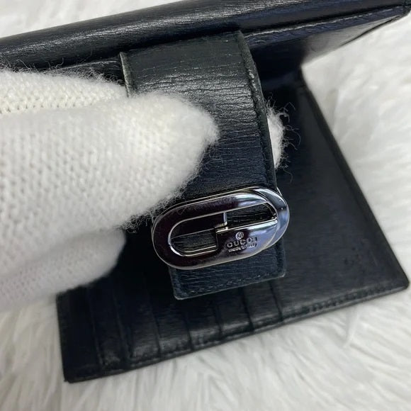 GUCCI LEATHER BIFOLD WALLET UNISEX