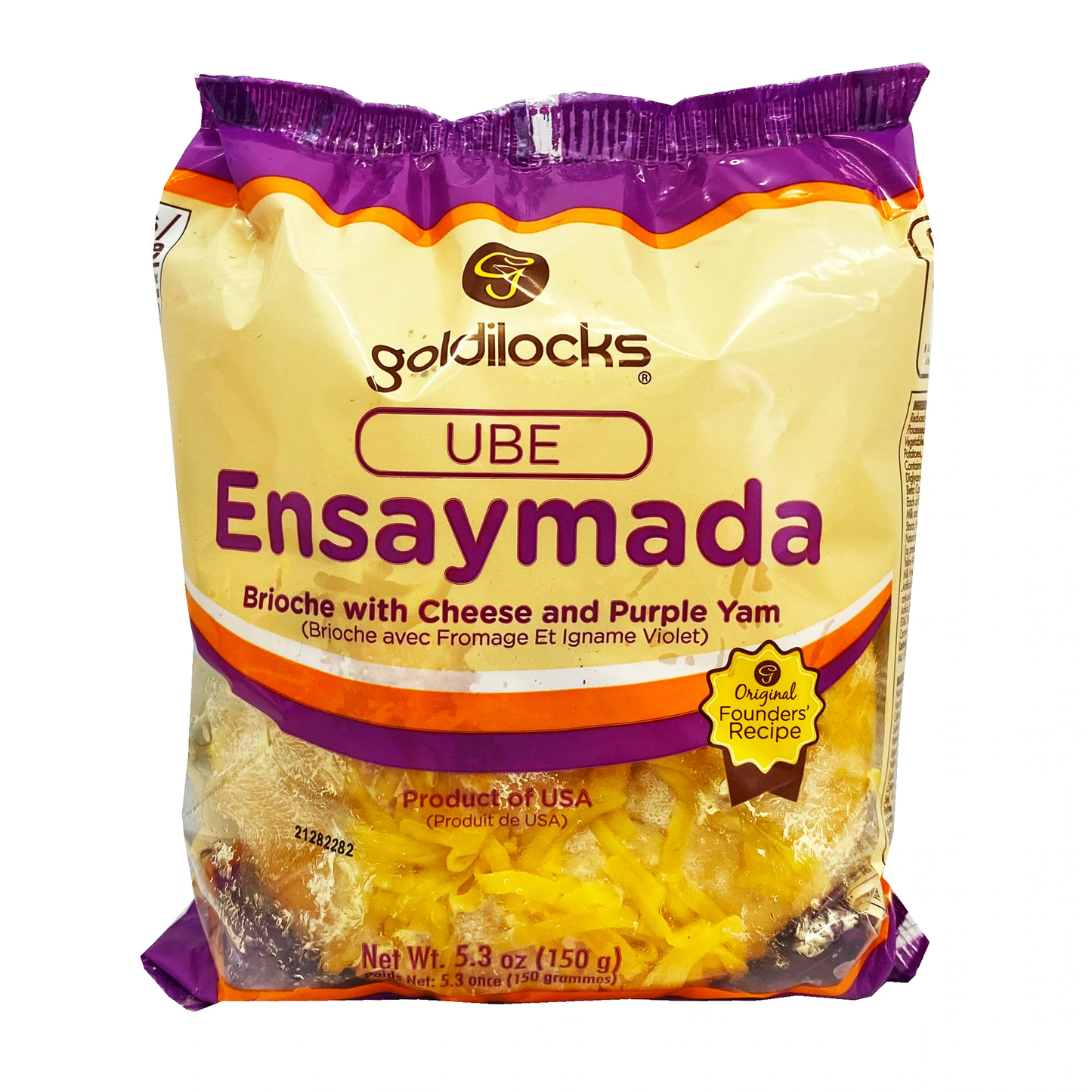 GOLDILOCKS ENSAYMADA WITH CHEESE UBE