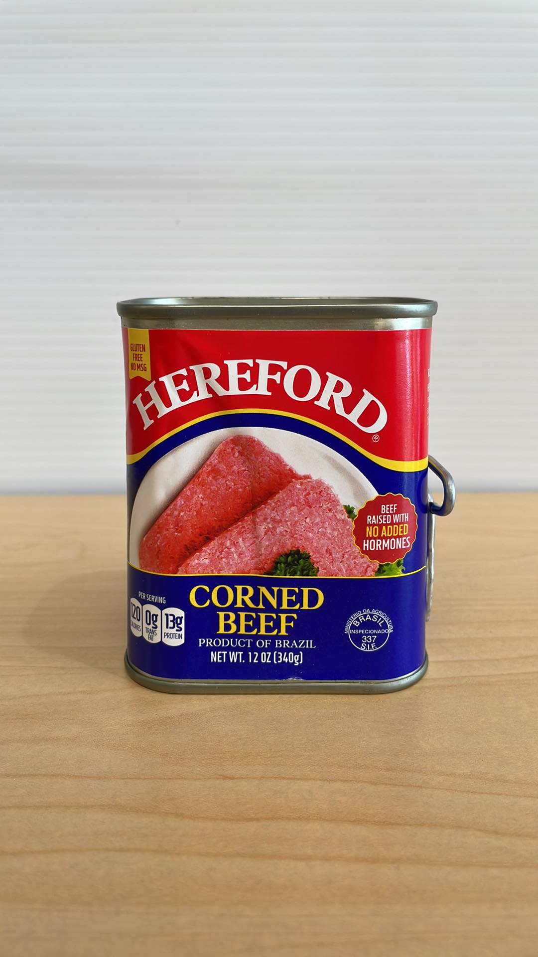 HEREFORD CANNED CORNED BEEF TRAPEZOID 12 OZ