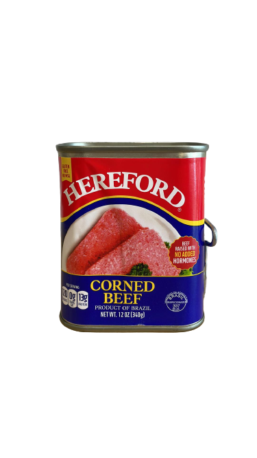 HEREFORD CANNED CORNED BEEF TRAPEZOID 12 OZ