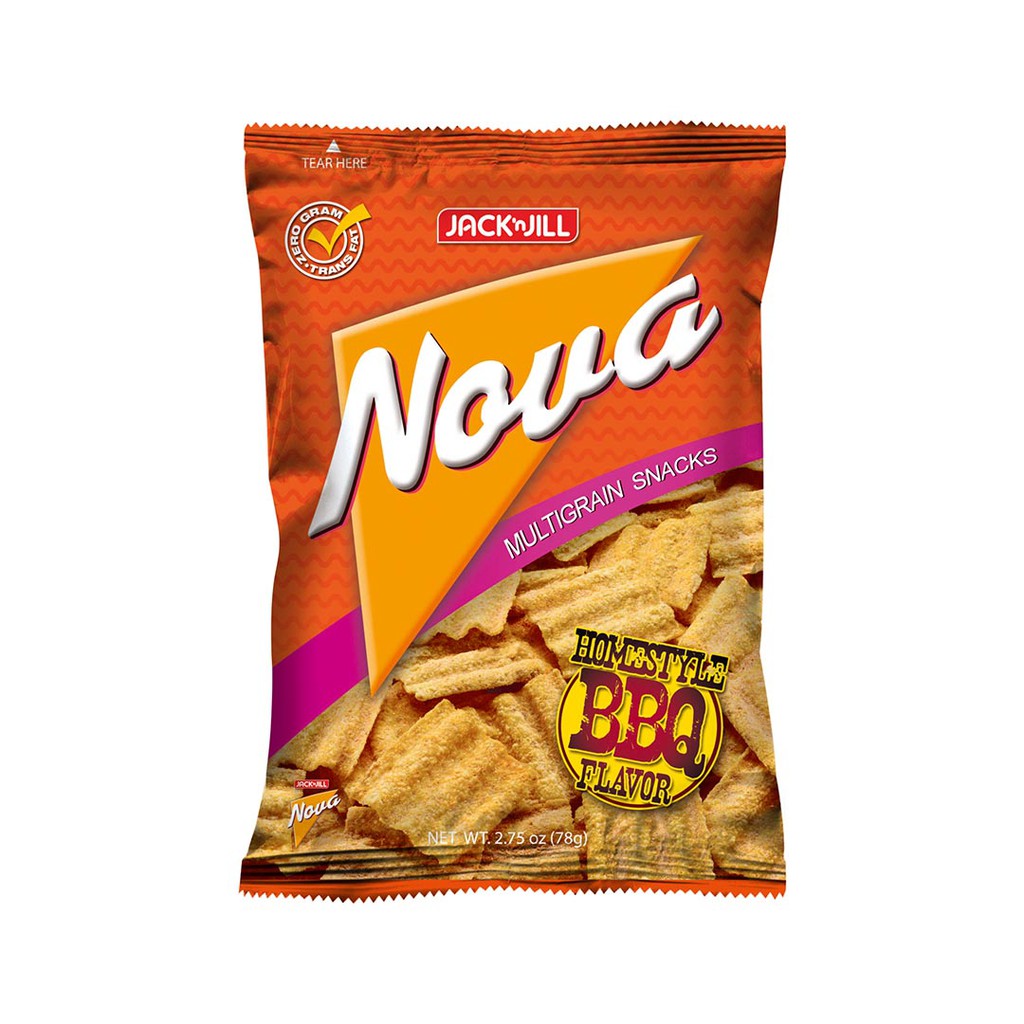 JACK & JILL NOVA HOMESTYLE BBQCHIPS  78 GM