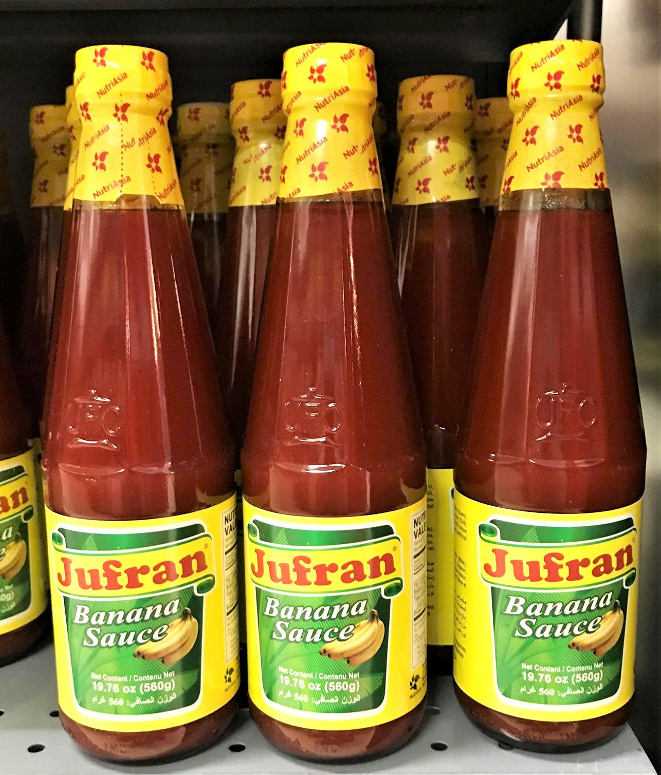 JUFRAN BANANA SAUCE REGULAR BIG 560 GRAMS