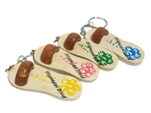 Load image into Gallery viewer, BAKYA WOODEN KEYCHAIN YELLOW 1PC
