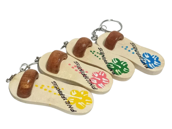 BAKYA WOODEN KEYCHAIN YELLOW 1PC