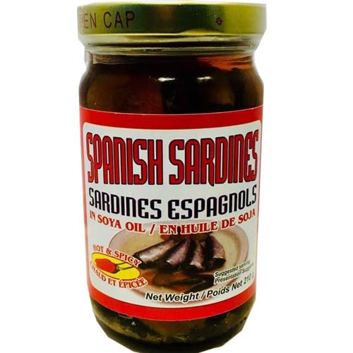 LEONY'S SPANISH SARDINES HOT & SPICY 8 OZ