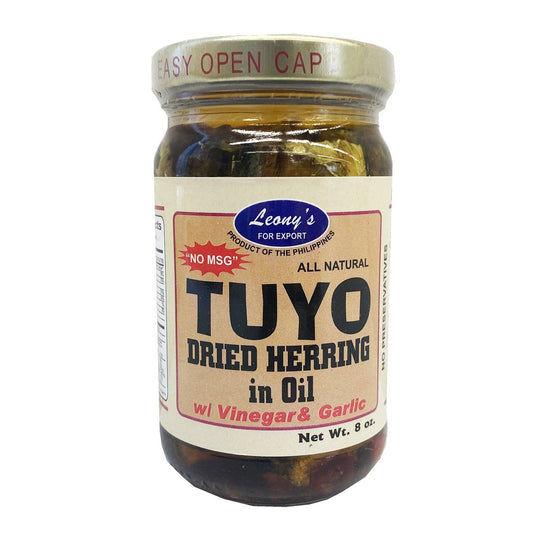 LEONY'S TUYO DRIED HERRING IN OIL CLASSIC 8OZ