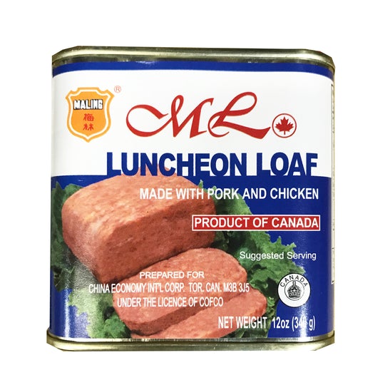 MALING LUNCHEON LOAF WITH PORK BLUE 340 GRAMS