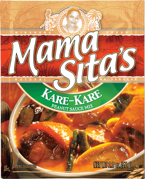 MAMA SITA PEANUT SAUCE (KARE-KARE) MIX (GREEN) 2 OZ