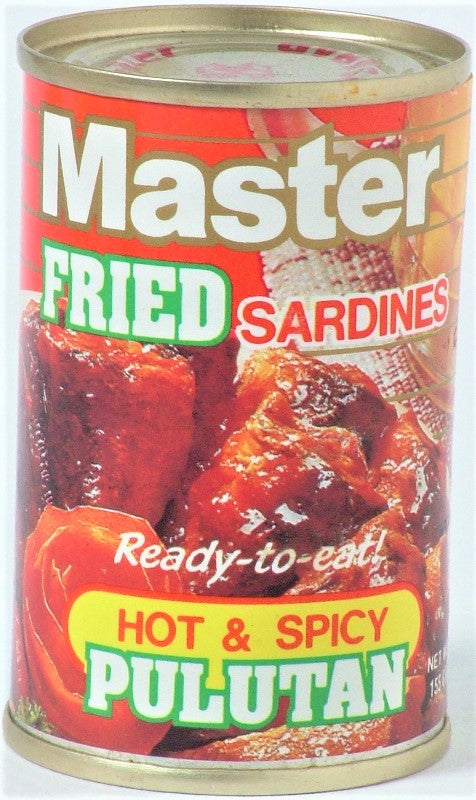MASTER FRIED SARDINES HOT & SPICY 155 GRAMS