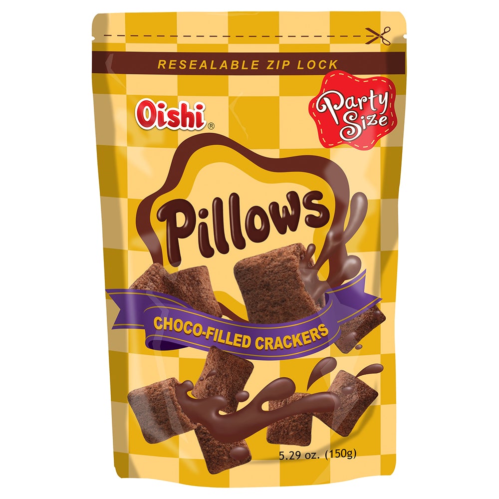 OISHI PILLOWS CHOCO 150 GRAMS