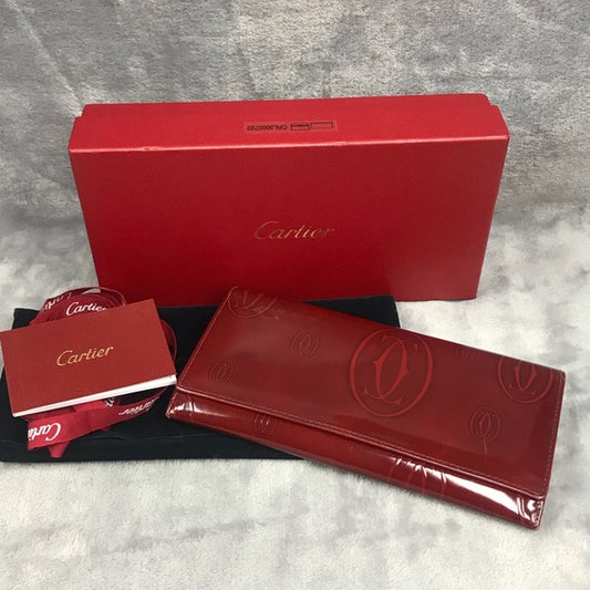 CARTIER HAPPY BIRTHDAY LONG WALLET WITH BOX/DUSTBAG