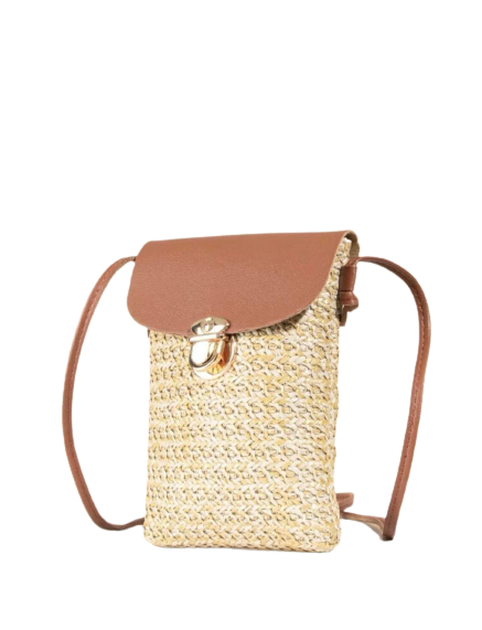 SLING ABACA BAG BROWN