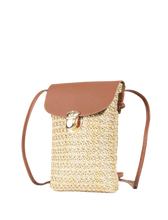 Load image into Gallery viewer, SLING ABACA BAG BROWN
