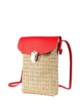 Load image into Gallery viewer, SLING ABACA BAG RED
