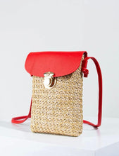Load image into Gallery viewer, SLING ABACA BAG RED
