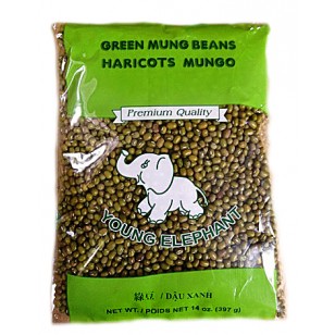 YOUNG ELEPHANT WHOLE GREEN MUNG BEAN 14 OZ