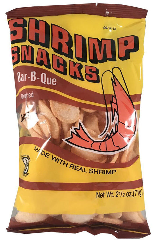 MARCO POLO SHRIMP CHIPS BBQ 2.5 OZ