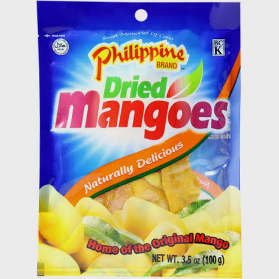 PHILIPPINE BRAND DRIED YELLOW MANGOES 3.5 OZ