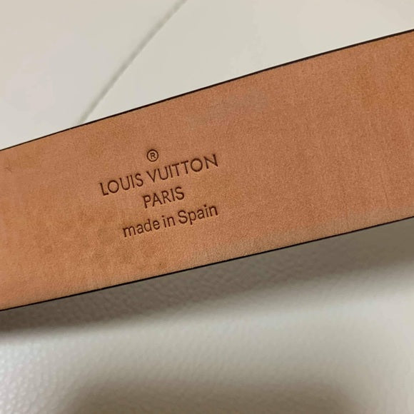 LOUIS VUITTON BELT SIZE 85/34 EUC LB0033 FIRMPRICE