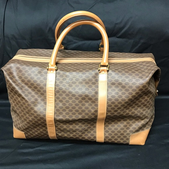 CELINE MACADAM BOSTON DUFFLE TRAVEL BAG VGC