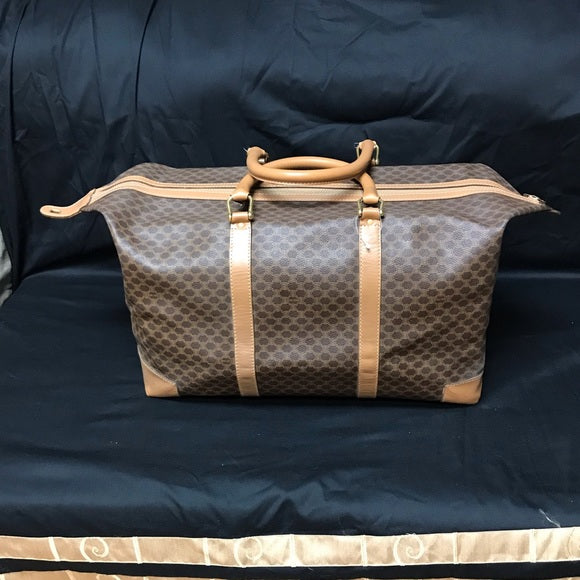 CELINE MACADAM BOSTON DUFFLE TRAVEL BAG VGC