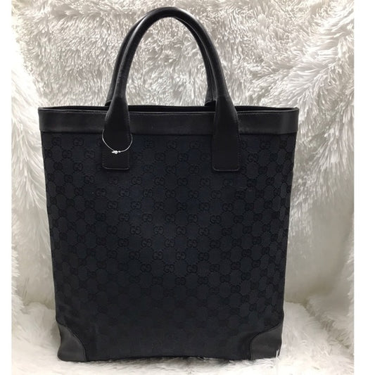 GUCCI GG CANVAS/LEATHER TOTE VGC LARGE