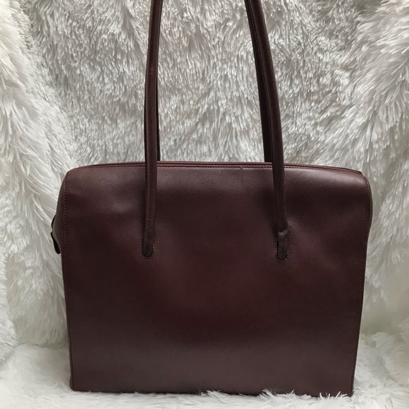 Cartier Must Line Bordeaux Leather Womens Tote Bag