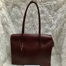 Load image into Gallery viewer, Cartier Must Line Bordeaux Leather Womens Tote Bag
