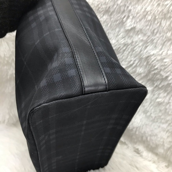 BURBERRY VINTAGE HAND/TOTE BAG DARK NAVY