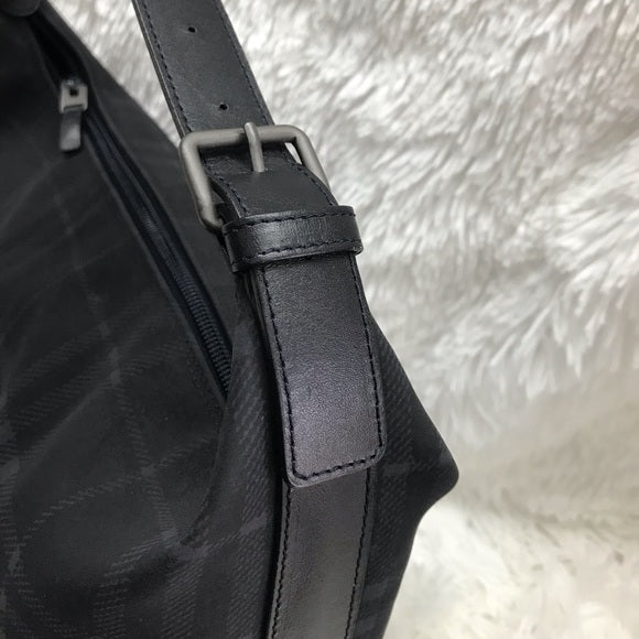 BURBERRY VINTAGE HAND/TOTE BAG DARK NAVY