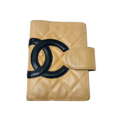 Chanel Black Quilted Leather Cambon Agenda Cover Chanel