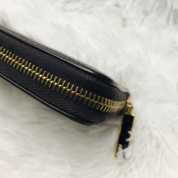 FENDI ZUCCA ZIP AROUND LONG WALLET VGC