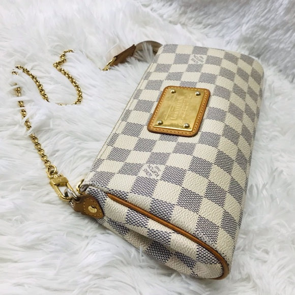 LOUIS VUITTON DAMIER AZURE EVA LONG STRAP DU0140