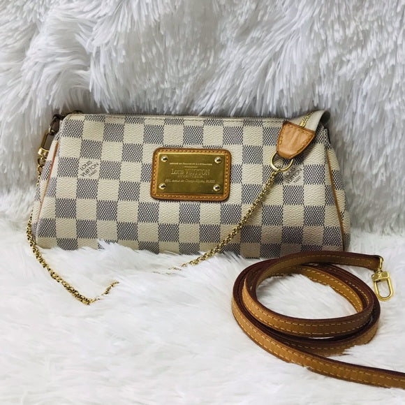 LOUIS VUITTON DAMIER AZURE EVA LONG STRAP DU0140