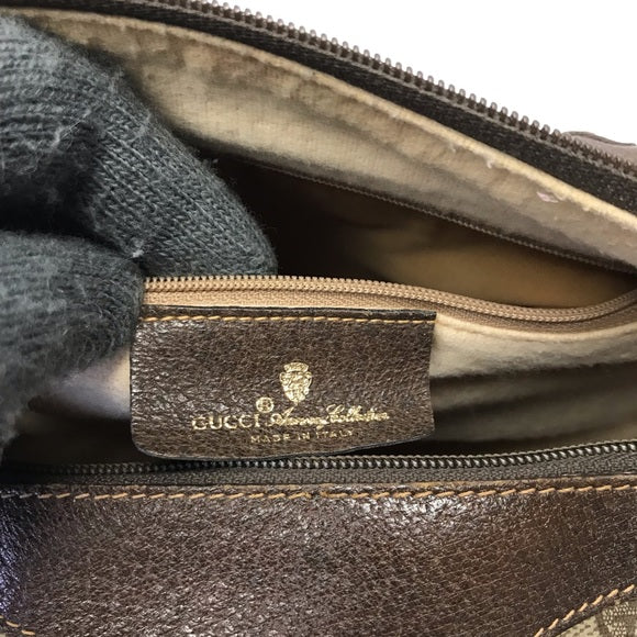 GUCCI MONO BOSTON VINTAGE SHERRY LINE BAG