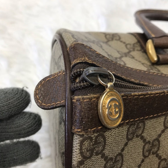 GUCCI MONO BOSTON VINTAGE SHERRY LINE BAG